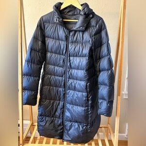Uniqlo | Down Puffer Coat | Black | Size L